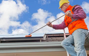 Minsted soft wash roof cleaning